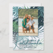 Mele Kalikimaka Tropical Photo Feestdagenkaart (Voorkant)