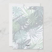 Mele Kalikimaka Tropical Photo Feestdagenkaart (Achterkant)