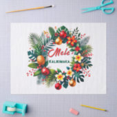 Mele Kalikimaka -Tropical  Xmas Tissuepapier (Craft)