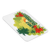 Mele Kalikimaka Tropisch eiland Hawaiian Kerstmis Magneet (Rechterzijde)