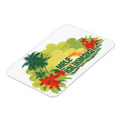 Mele Kalikimaka Tropisch eiland Hawaiian Kerstmis Magneet (Linkerzijde)