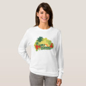 Mele Kalikimaka Tropisch eiland Hawaiian Kerstmis T-shirt (Voorkant volledig)