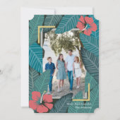 Mele Kalikimaka Tropisch Oerwoud Foto Vakantie Kaa Kaart (Voorkant)