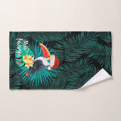 Mele Kalikimaka Tropisch Oerwoud Vogels Handdoek (Handdoek)