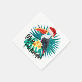 Mele Kalikimaka Tropisch Oerwoud Vogels Servet (Hoek)