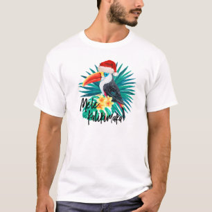 Mele Kalikimaka Tropisch Oerwoud Vogels T-shirt