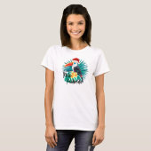 Mele Kalikimaka Tropisch Oerwoud Vogels T-shirt (Voorkant volledig)