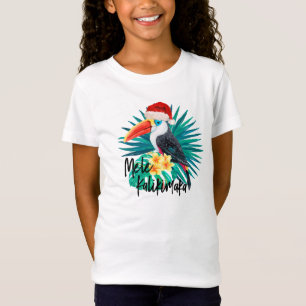 Mele Kalikimaka Tropisch Oerwoud Vogels T-shirt