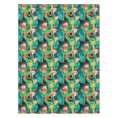 Mele Kalikimaka Tropisch Oerwoud Vogels Tafelkleed (Voorkant)