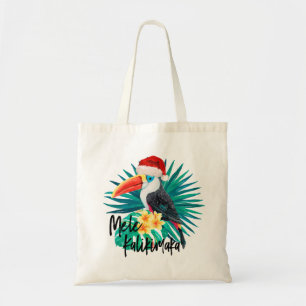 Mele Kalikimaka Tropisch Oerwoud Vogels Tote Bag