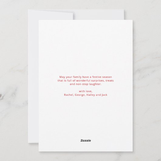 Mele Kalikimaka Tropische Kerst Feestdagenkaart (Achterkant)