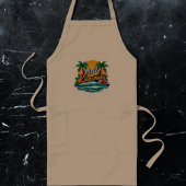 Mele Kalikimaka Tropische Kerst Lang Schort