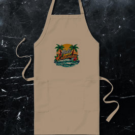 Mele Kalikimaka Tropische Kerst Lang Schort