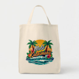 Mele Kalikimaka Tropische Kerst Tote Bag