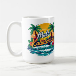 Mele Kalikimaka Tropische Kerst Unisex Koffiemok