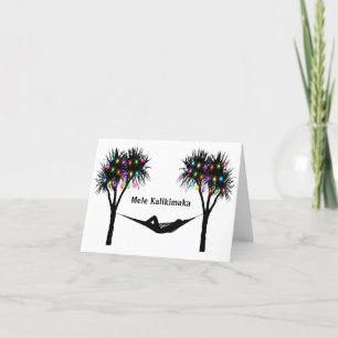 Mele Kalikimaka Tropische Kerstmis Feestdagen Kaart