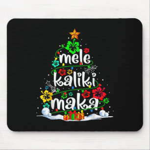 Mele Kalikimaka Tropische Kerstmis Hawaïaanse Kers Muismat