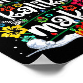 Mele Kalikimaka Tropische Kerstmis Hawaïaanse Kers Poster (Hoek)