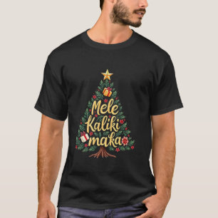 Mele Kalikimaka Tropische Kerstmis Hawaïaanse Kers T-shirt
