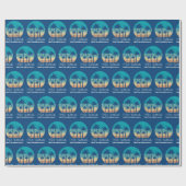 Mele Kalikimaka Tropische Zonsondergang Custom Ker Cadeaupapier (Vlak)