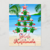 Mele Kalikimaka Turtles Briefkaart (Voorkant)