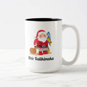 Mele Kalikimaka Tweekleurige Koffiemok
