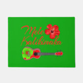 Mele Kalikimaka Ukulele Deurmat (Voorkant)