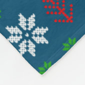 Mele Kalikimaka Ukulele Guitar Gift Ugly Ukulele Fleece Deken (Hoek)