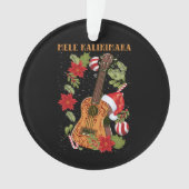 Mele Kalikimaka Ukulele Guitar Gift Ugly Ukulele Ornament (voorkant)