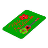 Mele Kalikimaka Ukulele Magneet (Linkerzijde)