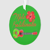 Mele Kalikimaka Ukulele Ornament (voorkant)