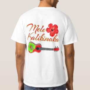 Mele Kalikimaka Ukulele T-shirt