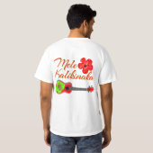 Mele Kalikimaka Ukulele T-shirt (Achterkant volledig)