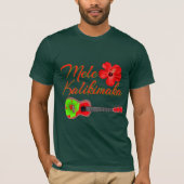 Mele Kalikimaka Ukulele T-shirt (Voorkant)