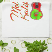Mele Kalikimaka Ukulele Theedoek (Gevouwen)