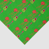 Mele Kalikimaka Ukulele Tissuepapier (Detail)
