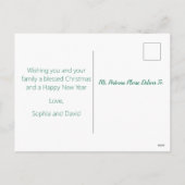 Mele Kalikimaka Vakantie Foto Ansichtkaart Feestdagenkaart (Achterkant)