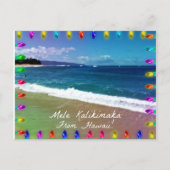 Mele Kalikimaka van Hawaï! Briefkaart (Voorkant)