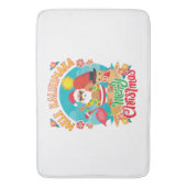 Mele Kalikimaka voor een heldere Hawaïaanse kerst Badmat (Voorkant Verticaal)