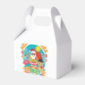 Mele Kalikimaka voor een heldere Hawaïaanse kerst Bedankdoosjes (Achterkant)