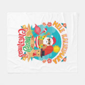Mele Kalikimaka voor een heldere Hawaïaanse kerst Fleece Deken (Voorkant (Horizontaal))