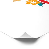 Mele Kalikimaka voor een heldere Hawaïaanse kerst Perfect Poster (Hoek)