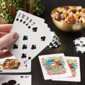 Mele Kalikimaka voor een heldere Hawaïaanse kerst Pokerkaarten (Insitu)