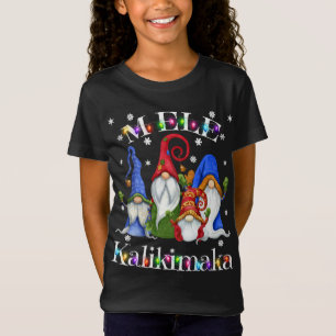 Mele Kalikimaka Vrolijk Kerstfeest Hawaïaans Noord T-shirt