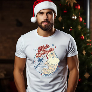 Mele Kalikimaka Vrolijk Kerstfeest Hawaii Stijl T-shirt