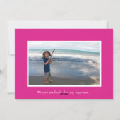 Mele Kalikimaka Vrolijk kerstfeest Kaart (Achterkant)