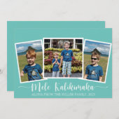 Mele Kalikimaka Vrolijk kerstfeest Kaart (Voorkant / Achterkant)