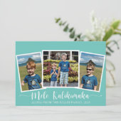 Mele Kalikimaka Vrolijk kerstfeest Kaart (Staand voorkant)