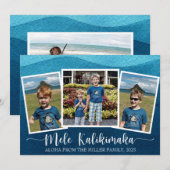 Mele Kalikimaka Vrolijk kerstfeest Kaart (Voorkant / Achterkant)