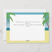 Mele Kalikimaka Weiner Flat Kerstmis Feestdagenkaart (Achterkant)